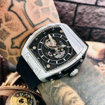 Gray helmet for bikers