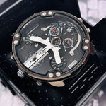 Gray helmet for bikers