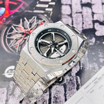 Gray helmet for bikers